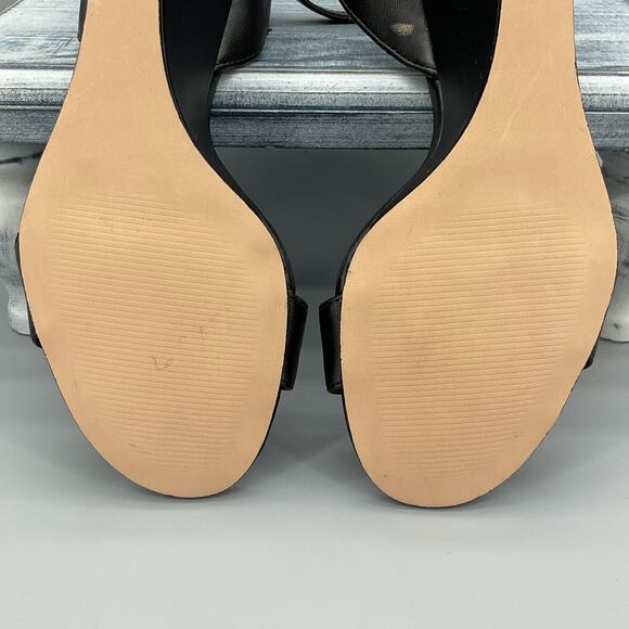 NEW Nordstrom Rack Women’s Carrie Wedge Sandals Black Size 5M - Picture 10 of 10